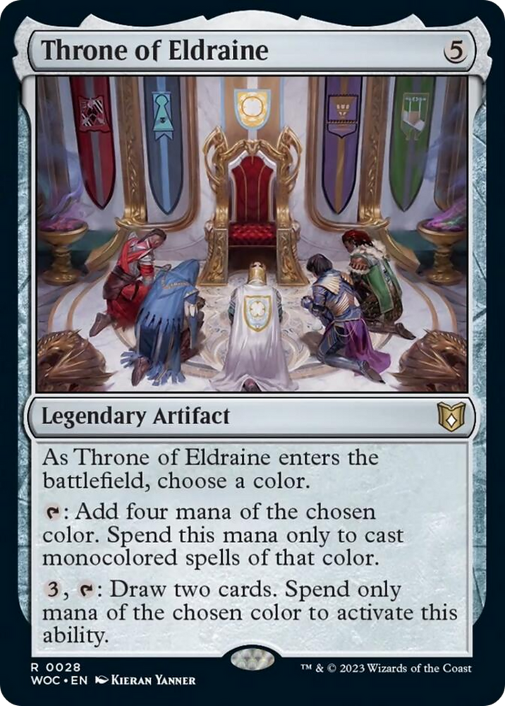 Throne of Eldraine [Wilds of Eldraine Commander] Magic: The Gathering