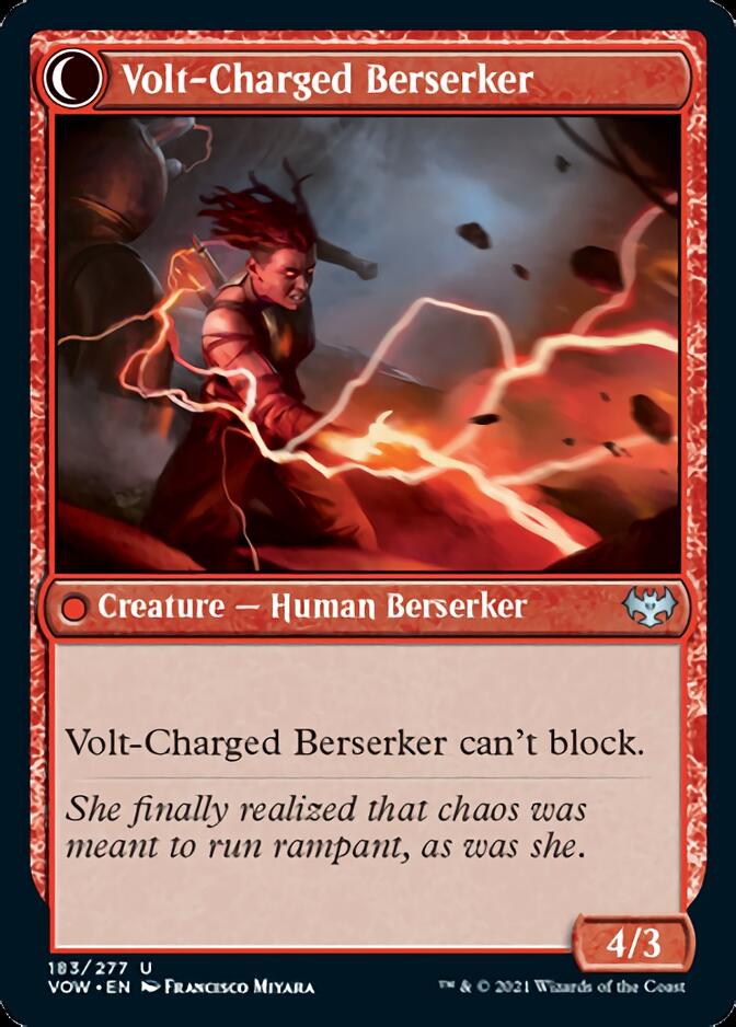 Voltaic Visionary // Volt-Charged Berserker [Innistrad: Crimson Vow] Magic: The Gathering