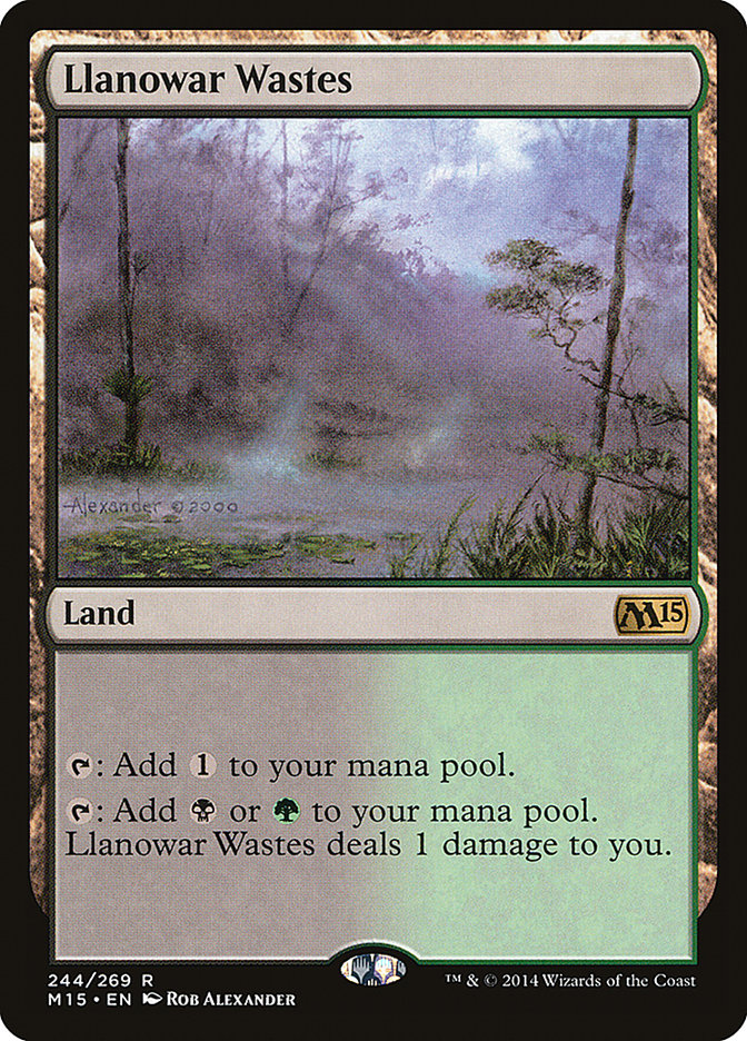 Llanowar Wastes [Magic 2015] Magic: The Gathering