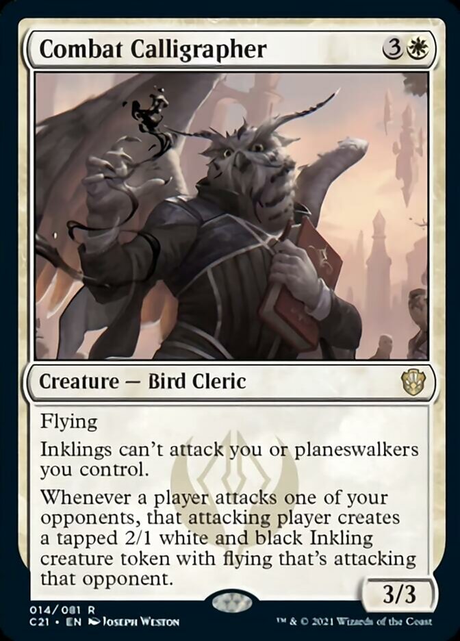 Combat Calligrapher [Commander 2021] Magic: The Gathering