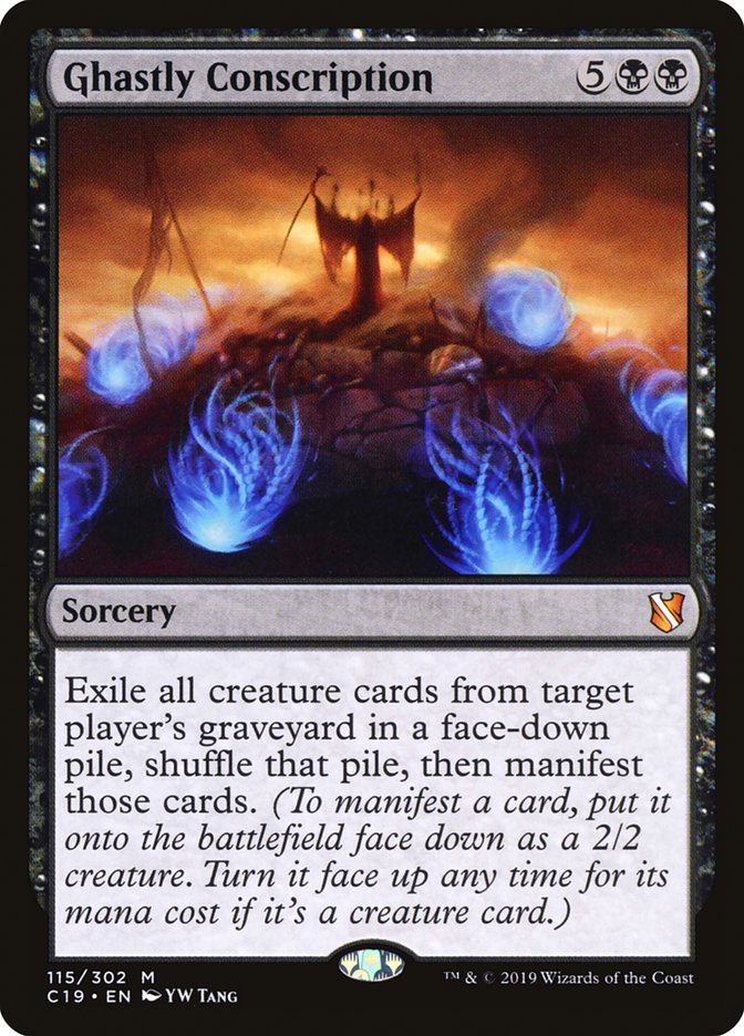 Ghastly Conscription [Commander 2019] Magic: The Gathering