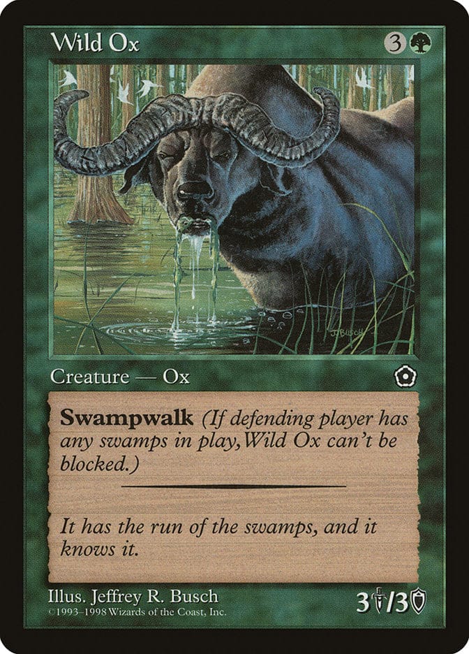 Wild Ox [Portal Second Age] Magic: The Gathering
