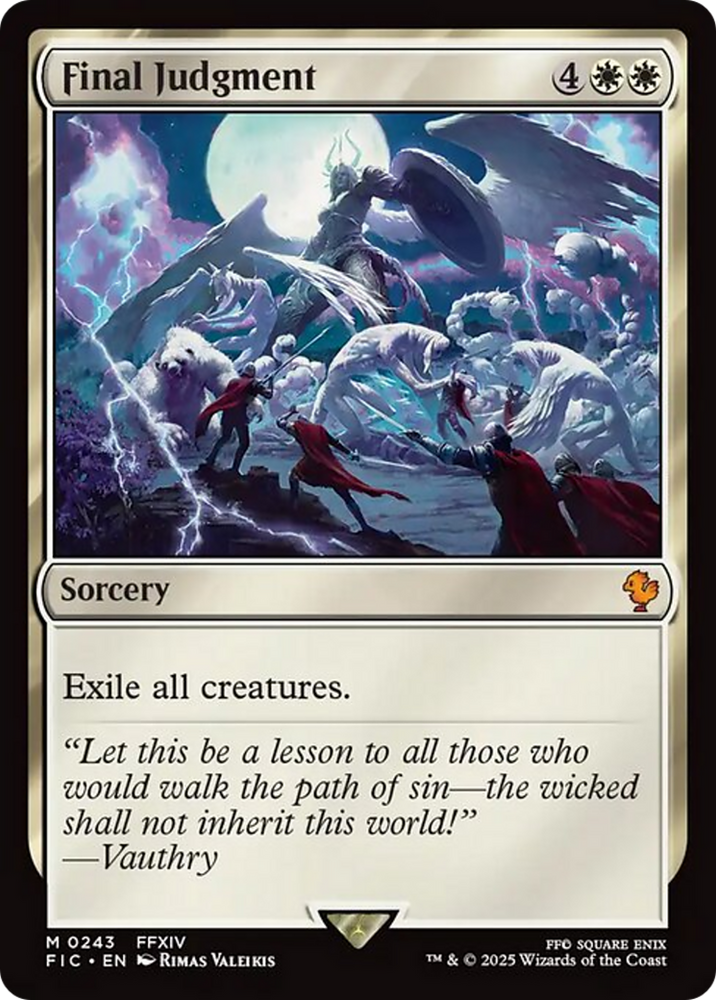 Final Judgment [FINAL FANTASY Commander] Magic: The Gathering