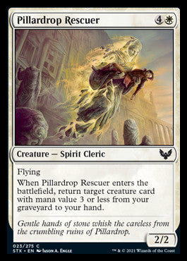 Pillardrop Rescuer [Strixhaven: School of Mages] Magic: The Gathering