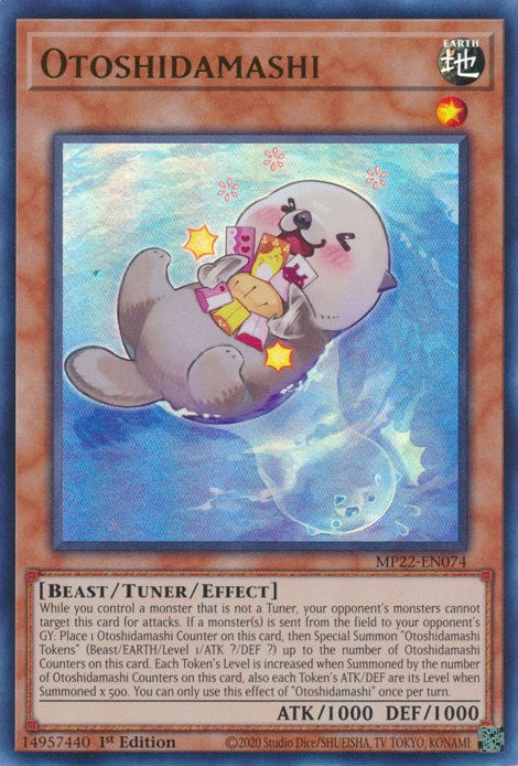 Otoshidamashi [MP22-EN074] Ultra Rare - Yugioh Cards For Your TCG Needs!