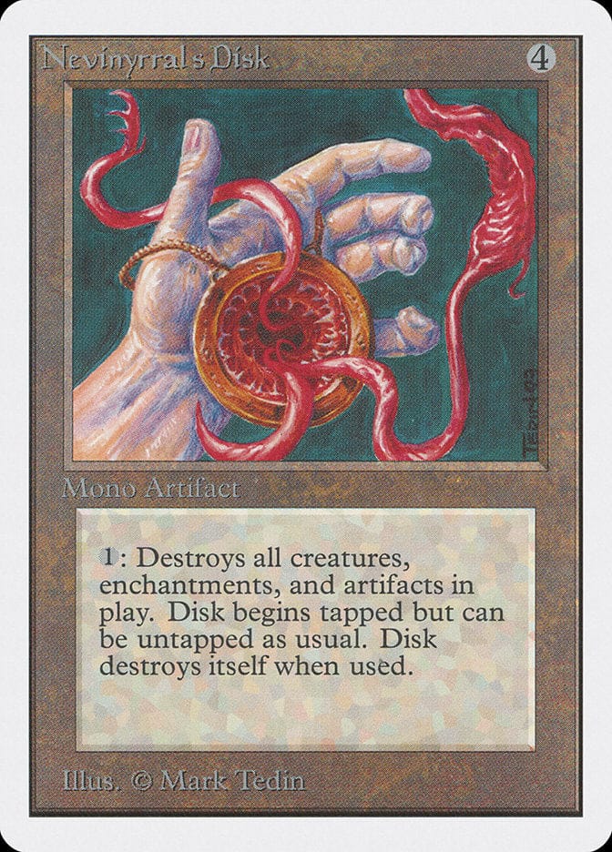 Nevinyrral's Disk [Unlimited Edition] Magic: The Gathering