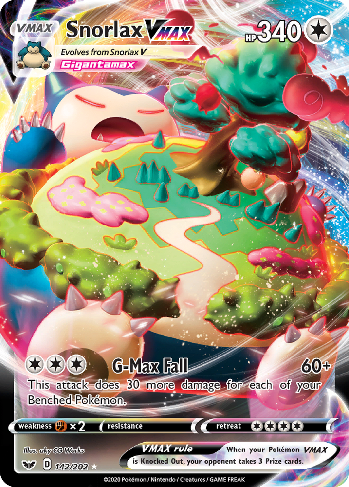 Snorlax VMAX (142/202) [Sword & Shield: Base Set] Pokémon
