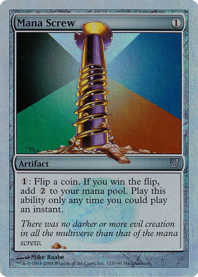 Mana Screw (Alternate Foil) [Unhinged] Magic: The Gathering