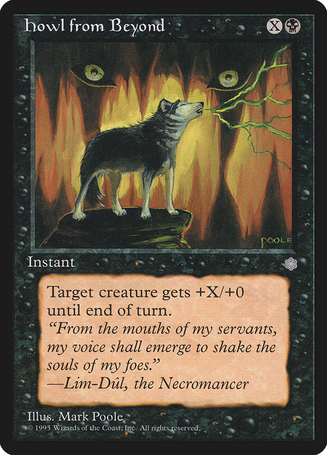 Howl from Beyond [Ice Age] Magic: The Gathering