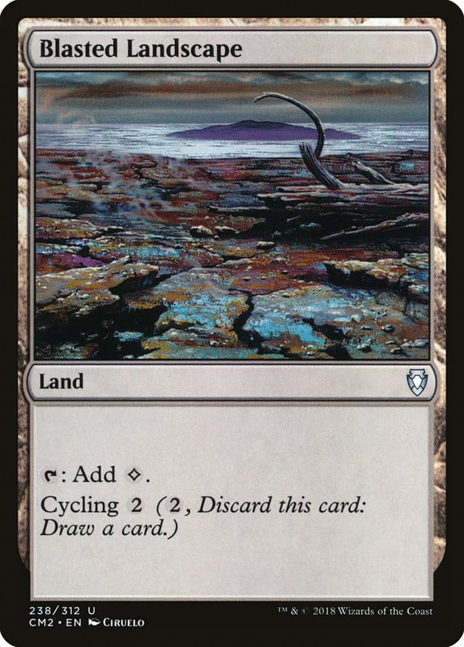 Blasted Landscape [Commander Anthology Volume II] Magic: The Gathering