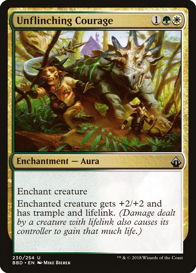 Unflinching Courage [Battlebond] Magic: The Gathering