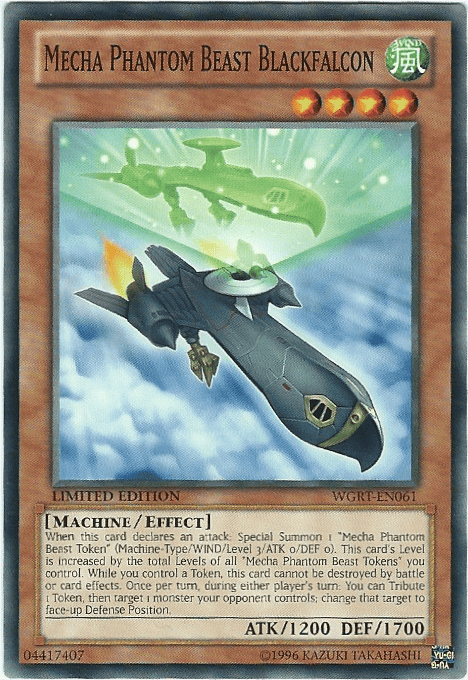 Mecha Phantom Beast Blackfalcon [WGRT-EN061] Common