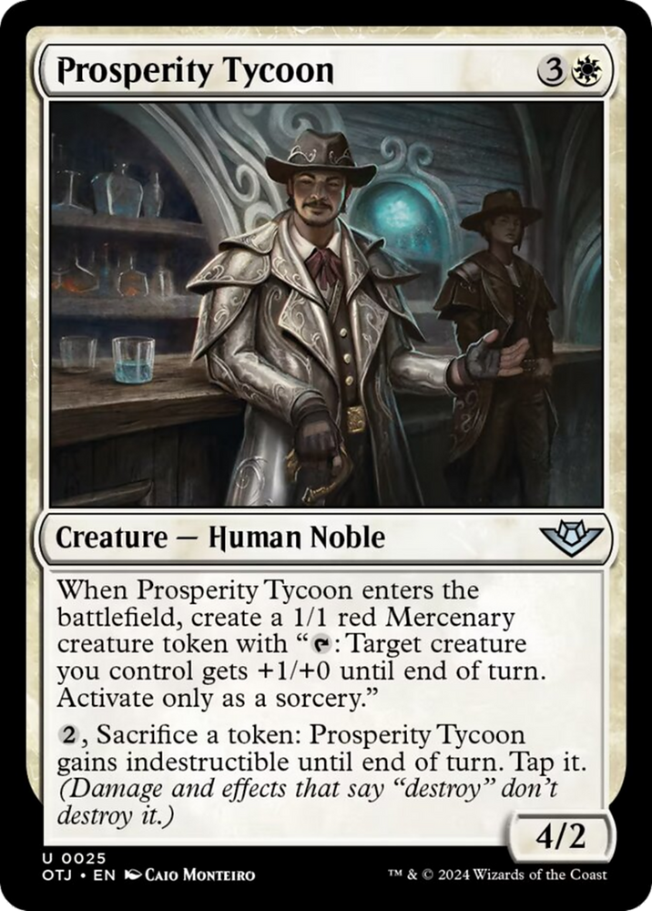 Prosperity Tycoon [Outlaws of Thunder Junction] Magic: The Gathering