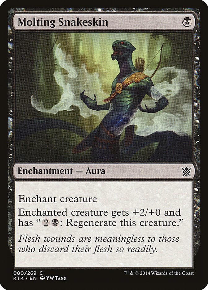 Molting Snakeskin [Khans of Tarkir] Magic: The Gathering