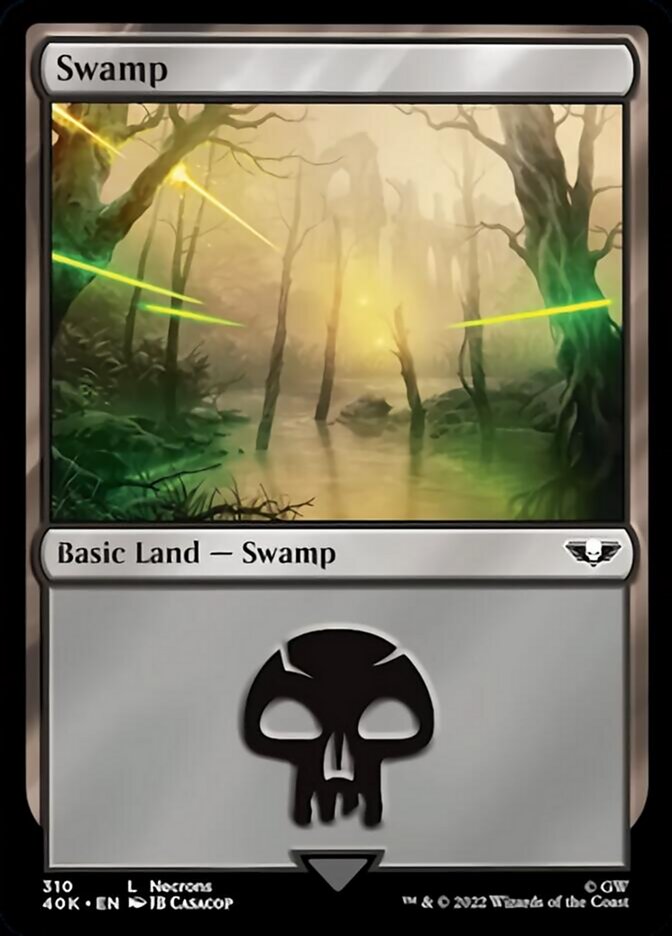Swamp (310) [Warhammer 40,000] Magic: The Gathering