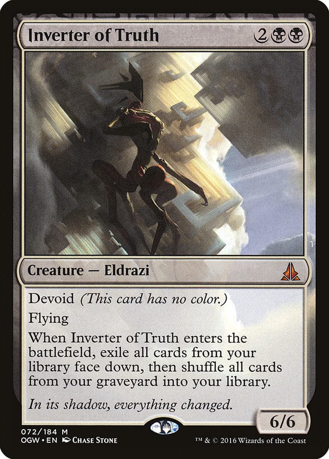 Inverter of Truth [Oath of the Gatewatch] Magic: The Gathering