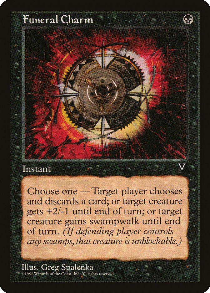Funeral Charm [Visions] Magic: The Gathering