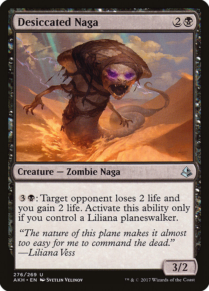Desiccated Naga [Amonkhet] Magic: The Gathering