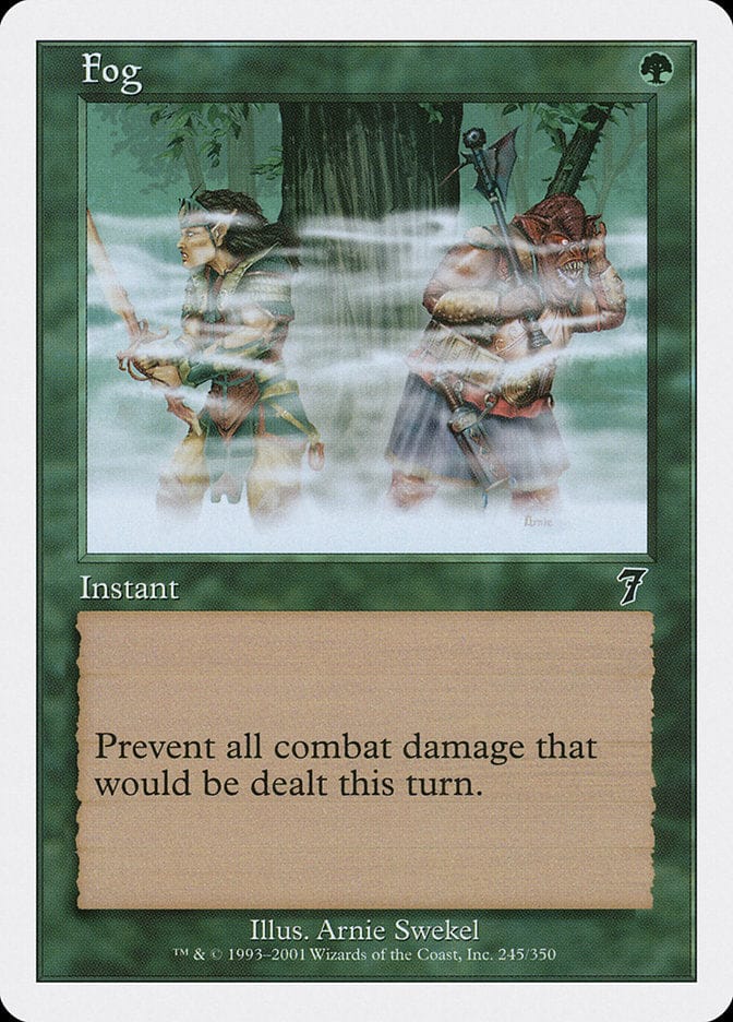 Fog [Seventh Edition] Magic: The Gathering