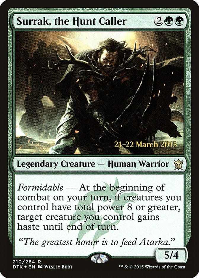 Surrak, the Hunt Caller [Dragons of Tarkir Prerelease Promos] Magic: The Gathering