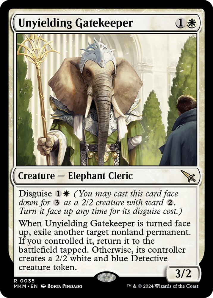 Unyielding Gatekeeper [Murders at Karlov Manor] Magic: The Gathering