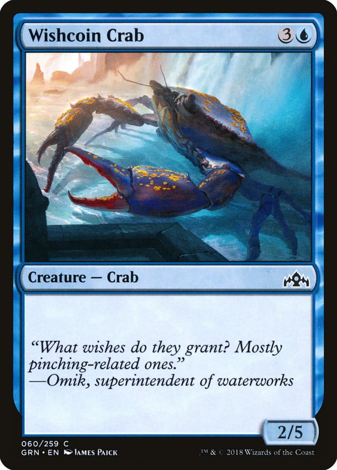 Wishcoin Crab [Guilds of Ravnica] Magic: The Gathering