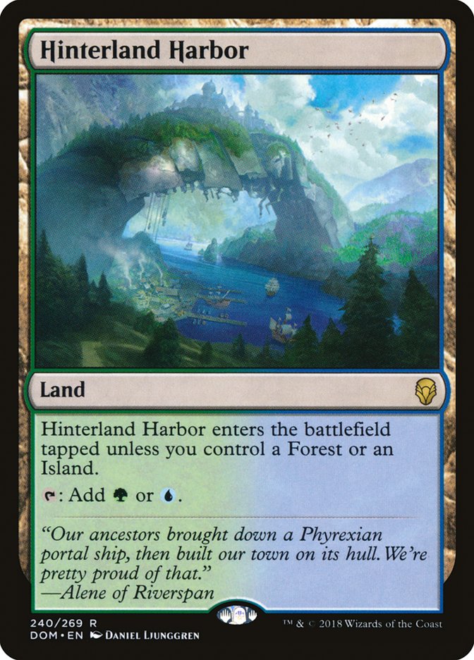 Hinterland Harbor [Dominaria] Magic: The Gathering