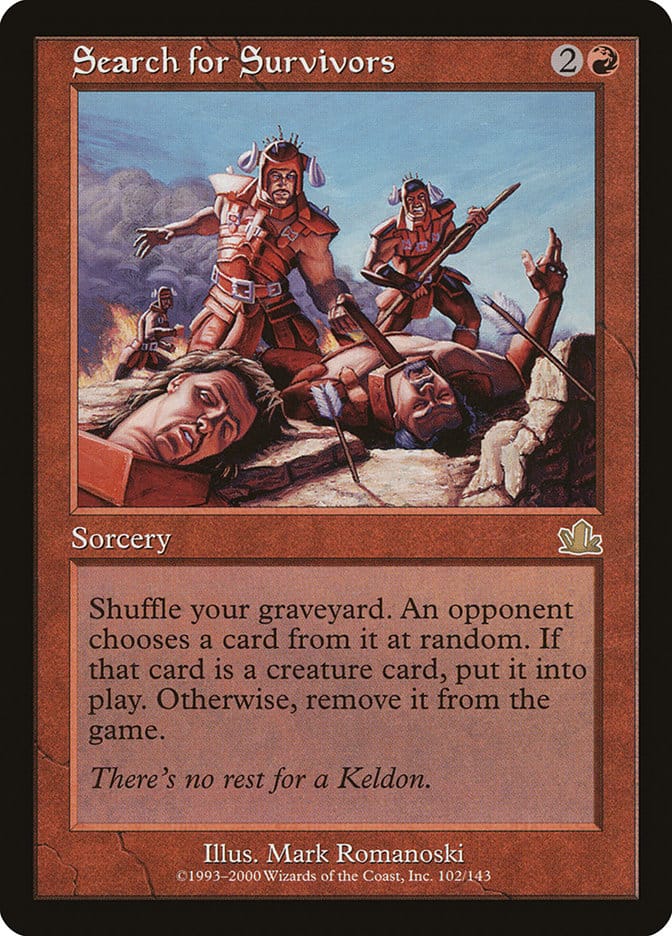 Search for Survivors [Prophecy] Magic: The Gathering