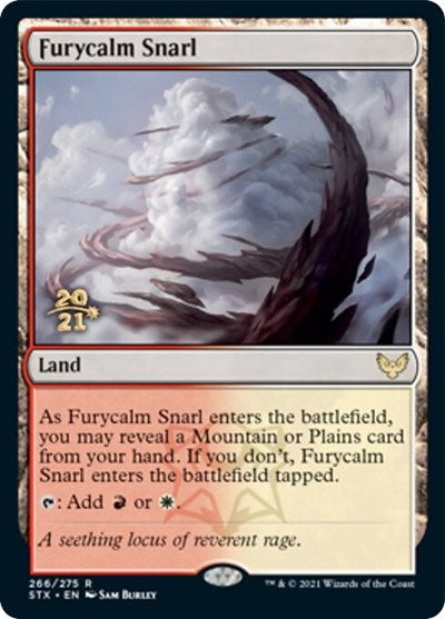 Furycalm Snarl [Strixhaven: School of Mages Prerelease Promos] Magic: The Gathering