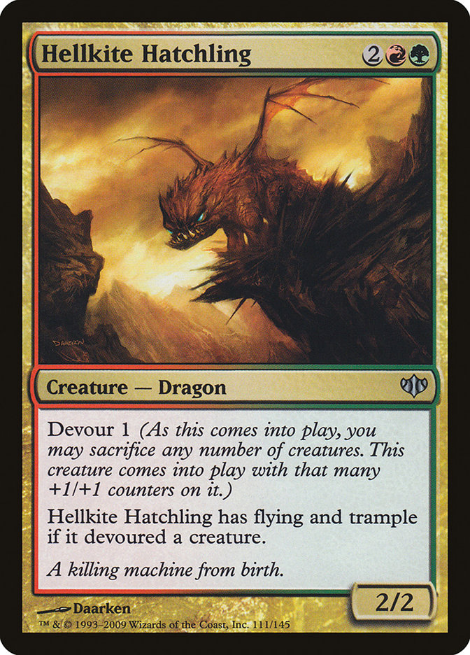 Hellkite Hatchling [Conflux] Magic: The Gathering