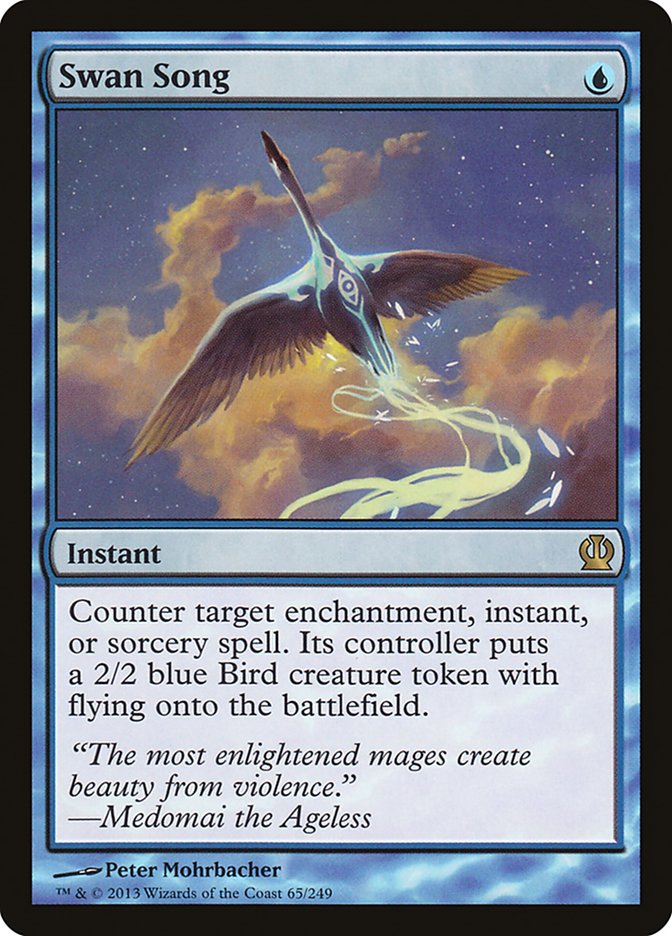 Swan Song [Theros] Magic: The Gathering