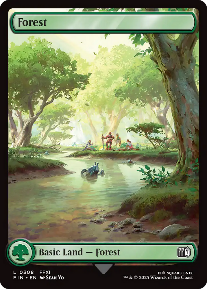 Forest (0308) [FINAL FANTASY] Magic: The Gathering