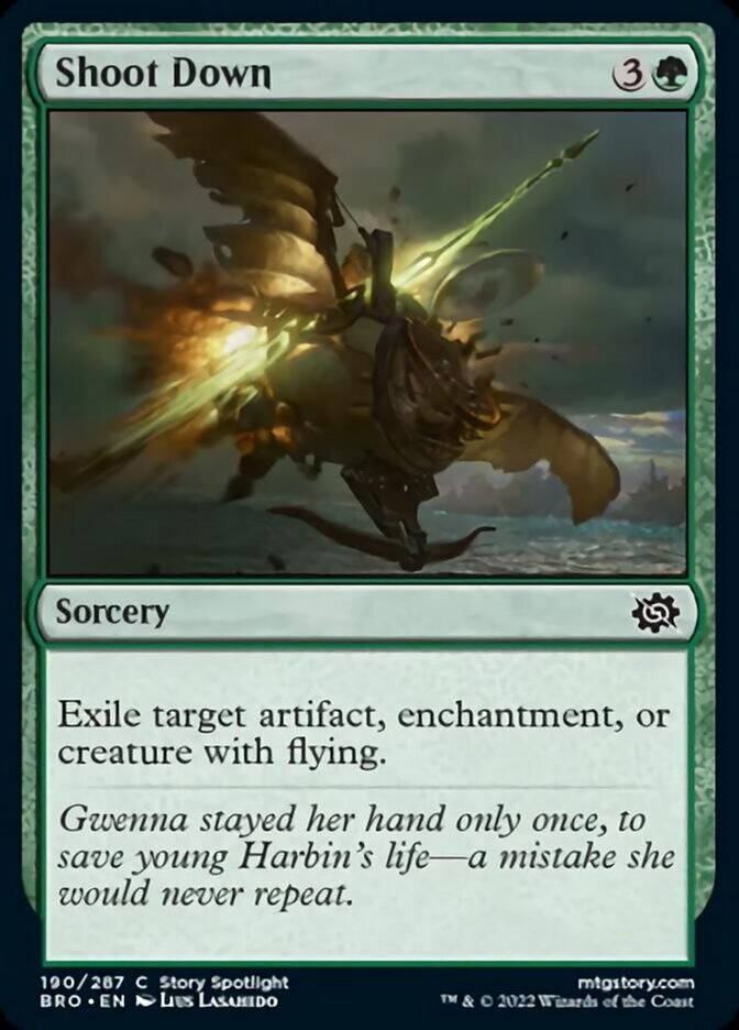 Shoot Down [The Brothers' War] Magic: The Gathering