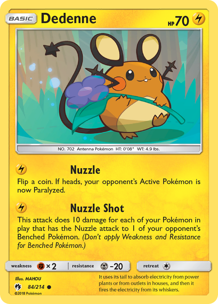 Dedenne (84/214) [Sun & Moon: Lost Thunder] Pokémon