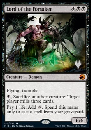 Lord of the Forsaken (Promo Pack) [Innistrad: Midnight Hunt Promos] Magic: The Gathering