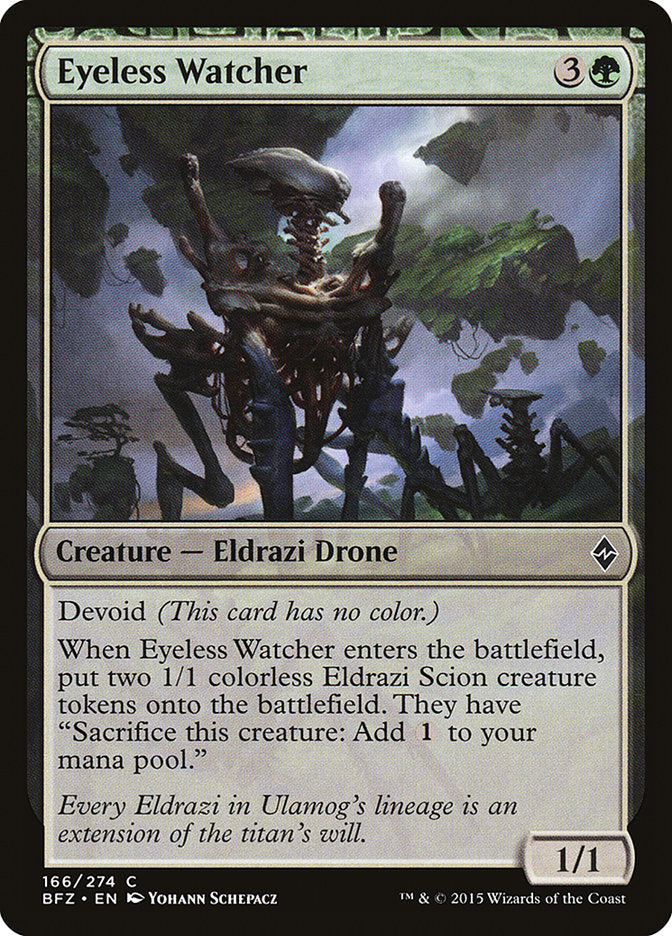 Eyeless Watcher [Battle for Zendikar] Magic: The Gathering