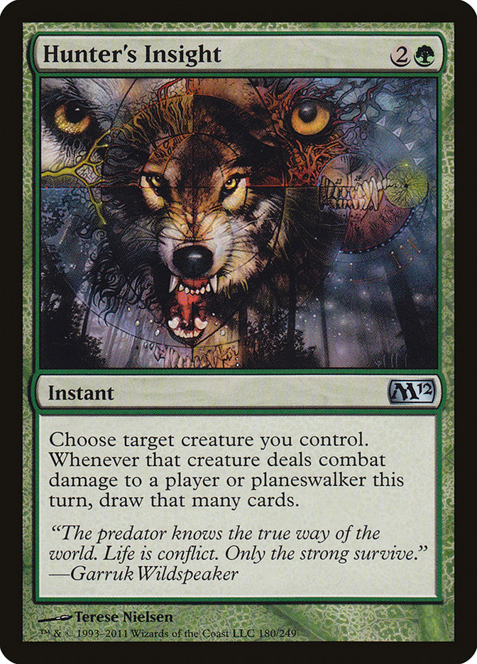 Hunter's Insight [Magic 2012] Magic: The Gathering
