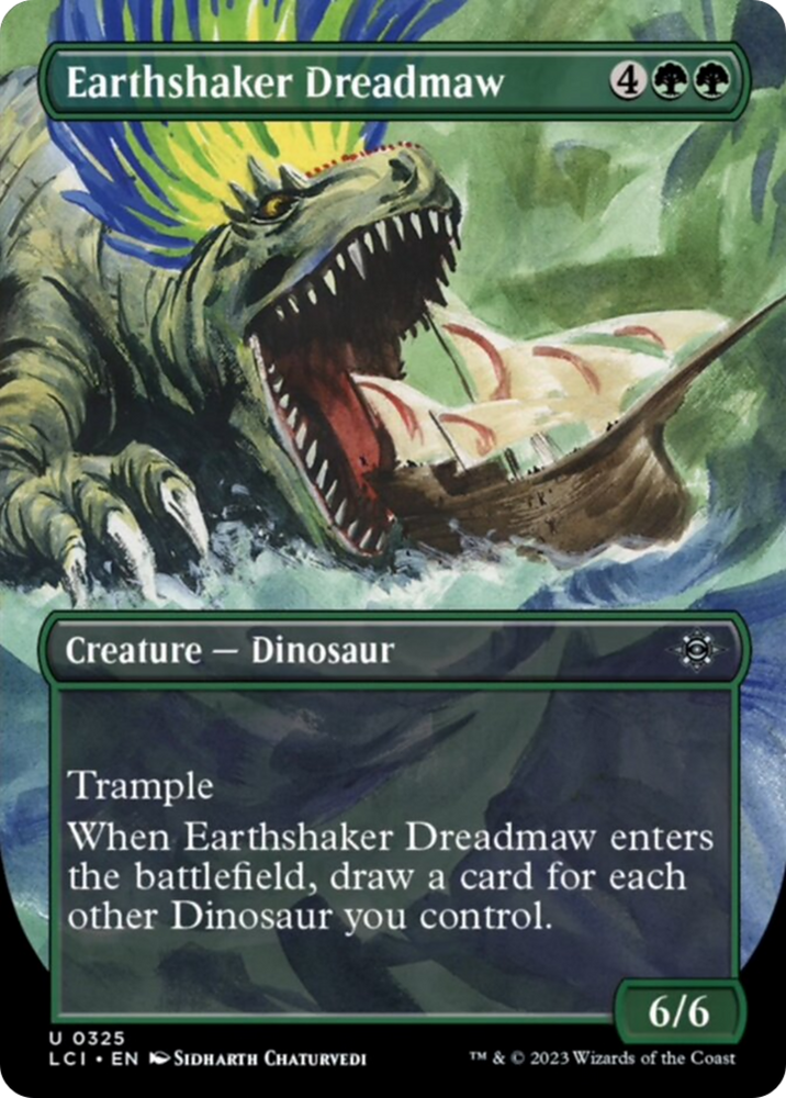 Earthshaker Dreadmaw (Borderless) [The Lost Caverns of Ixalan] Magic: The Gathering