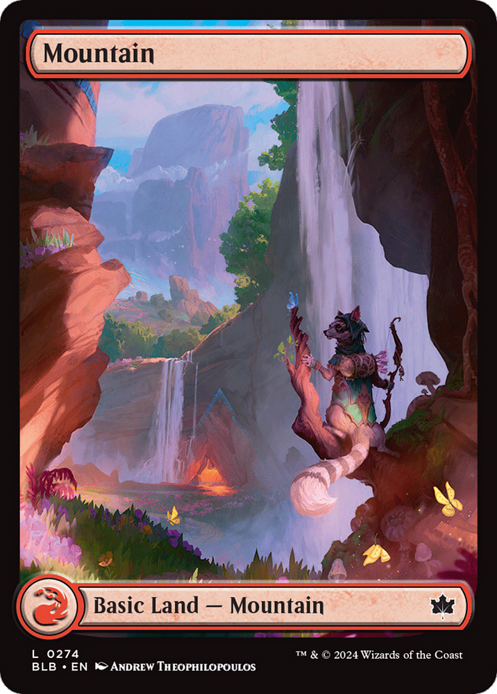 Mountain (0274) [Bloomburrow] Magic: The Gathering