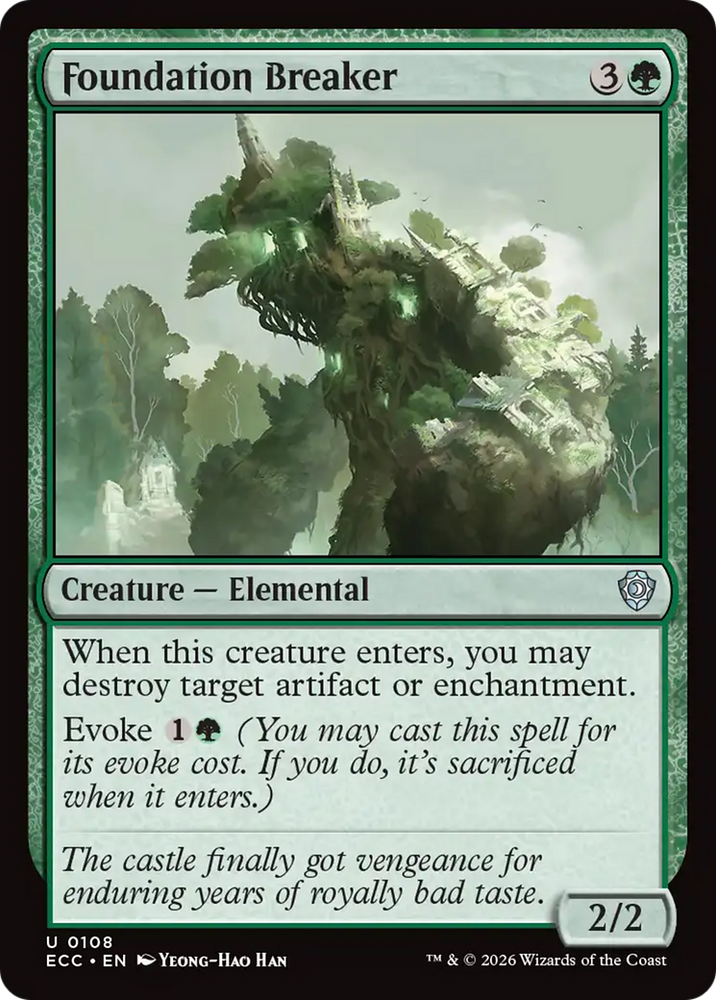 Foundation Breaker [Lorwyn Eclipsed Commander] Magic: The Gathering