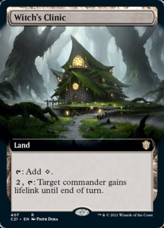 Witch's Clinic (Extended Art) [Commander 2021] Magic: The Gathering