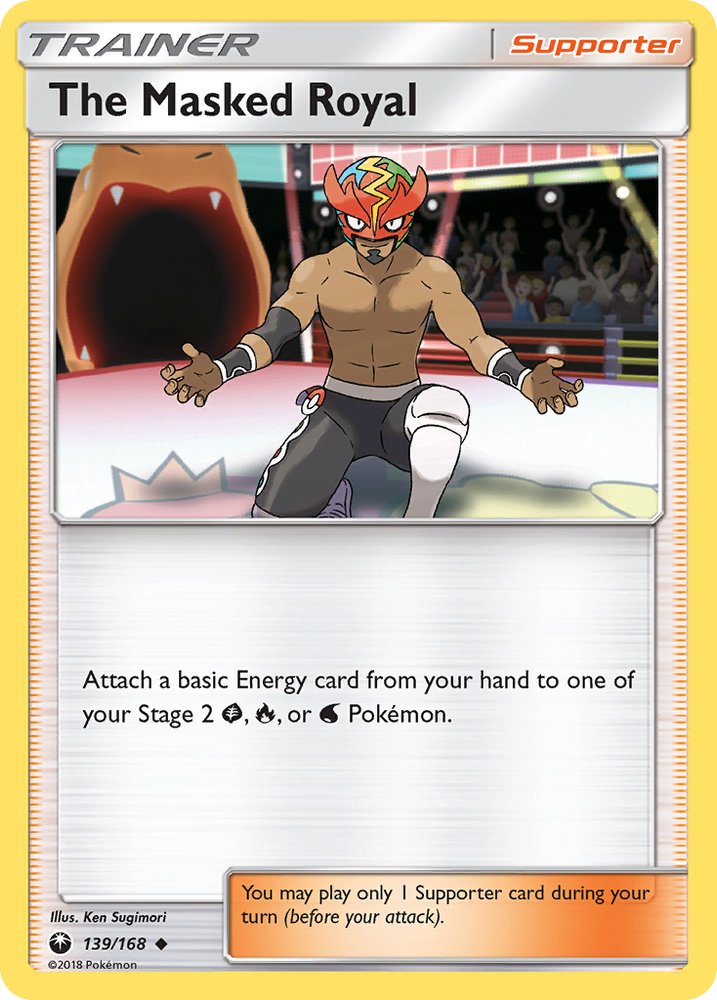 The Masked Royal (139/168) [Sun & Moon: Celestial Storm] Pokémon