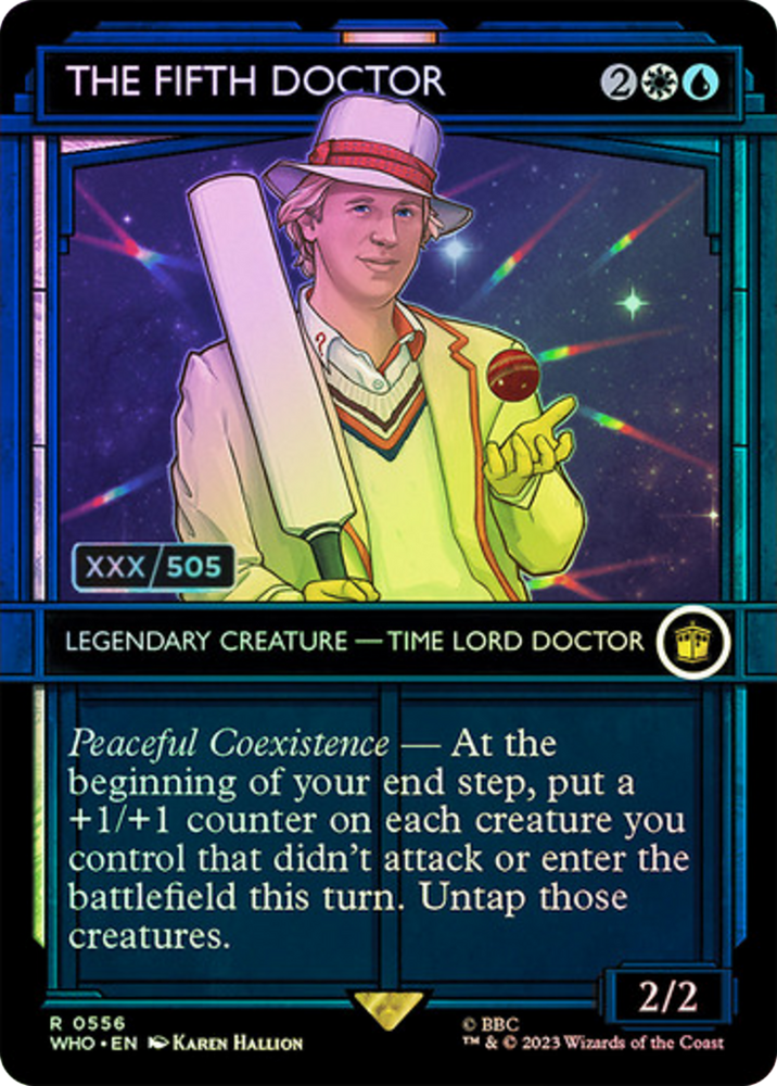 The Fifth Doctor (Serial Numbered) [Doctor Who] Magic: The Gathering