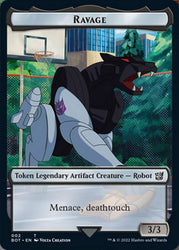 Powerstone // Ravage Double-Sided Token [The Brothers' War Tokens] Magic: The Gathering