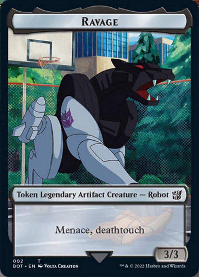 Ravage [Transformers Tokens] Magic: The Gathering