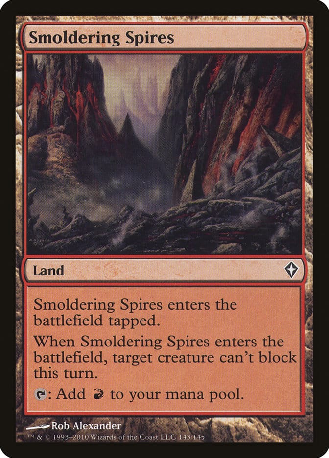 Smoldering Spires [Worldwake] Magic: The Gathering