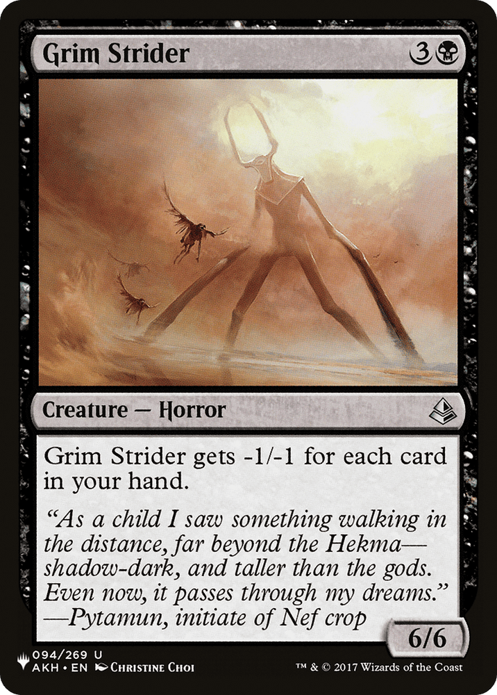 Grim Strider [The List] Magic: The Gathering