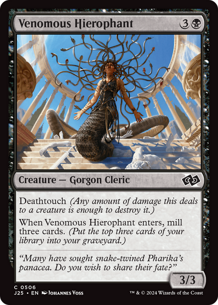 Venomous Hierophant [Foundations Jumpstart] Magic: The Gathering