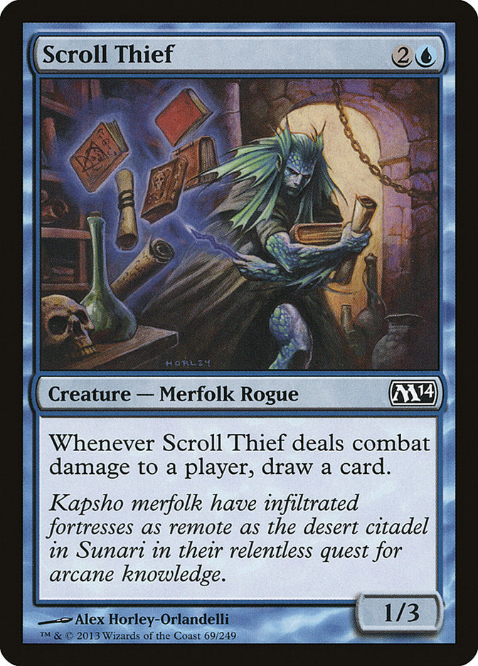 Scroll Thief [Magic 2014] Magic: The Gathering