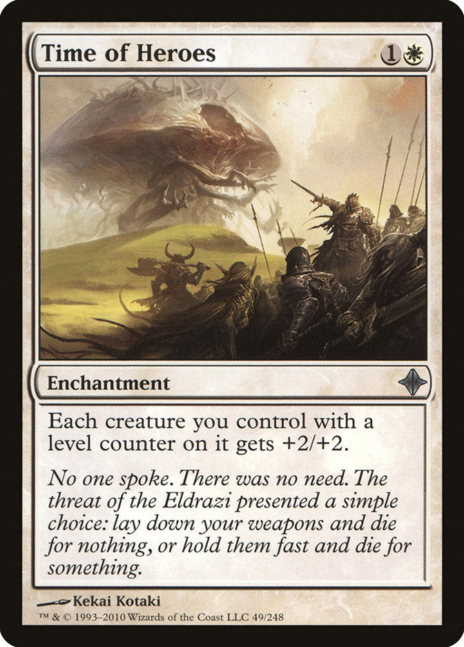 Time of Heroes [Rise of the Eldrazi] Magic: The Gathering